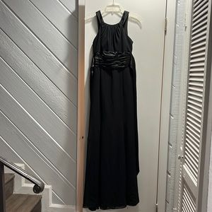 David’s bridal long black gown